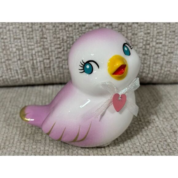 Target Spritz Lavender Purple Ceramic Lovebird Valentine Day - Picture 2 of 7